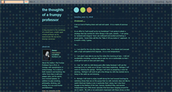 Desktop Screenshot of frumpyprofessor.blogspot.com