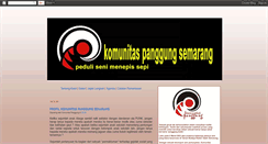 Desktop Screenshot of komunitas-panggung.blogspot.com