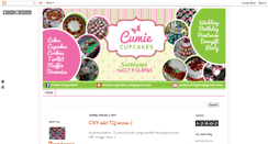 Desktop Screenshot of cumiecupcakes.blogspot.com