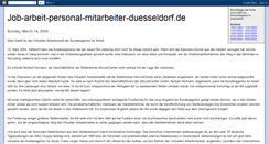 Desktop Screenshot of job-in-duesseldorf.blogspot.com