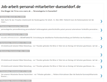 Tablet Screenshot of job-in-duesseldorf.blogspot.com