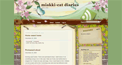 Desktop Screenshot of miakkicatdiaries.blogspot.com