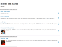 Tablet Screenshot of miakkicatdiaries.blogspot.com
