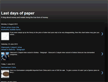 Tablet Screenshot of lastdaysofpaper.blogspot.com