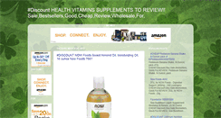 Desktop Screenshot of healthvitaminssupplementstoreview.blogspot.com
