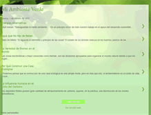 Tablet Screenshot of miambienteverde.blogspot.com