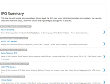 Tablet Screenshot of iposummary.blogspot.com