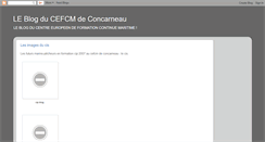 Desktop Screenshot of cefcm-concarneau.blogspot.com
