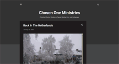 Desktop Screenshot of chosenoneministries.blogspot.com