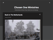 Tablet Screenshot of chosenoneministries.blogspot.com