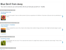 Tablet Screenshot of bluedevilfromaway.blogspot.com
