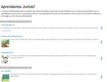 Tablet Screenshot of cata-aprendamosjuntos.blogspot.com