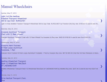 Tablet Screenshot of manualwheelchairsby.blogspot.com