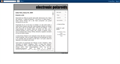 Desktop Screenshot of epolaroids.blogspot.com