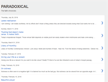 Tablet Screenshot of paradoxicalfaith.blogspot.com