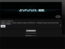 Tablet Screenshot of deadspace2freedownload.blogspot.com