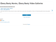 Tablet Screenshot of ebony-booty-videos.blogspot.com