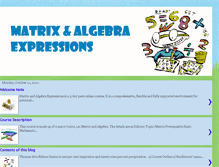 Tablet Screenshot of algebramatrix.blogspot.com
