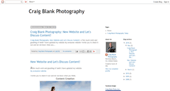 Desktop Screenshot of craigblankphotography.blogspot.com