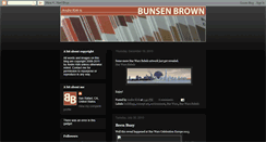 Desktop Screenshot of bunsenbrown.blogspot.com