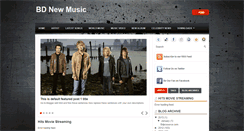 Desktop Screenshot of bdnewmusic.blogspot.com