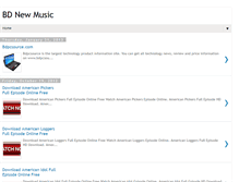 Tablet Screenshot of bdnewmusic.blogspot.com