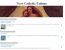Tablet Screenshot of newcatholicculture.blogspot.com