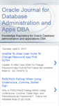 Mobile Screenshot of dba-journal.blogspot.com