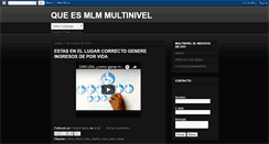 Desktop Screenshot of beneficios-multinivel.blogspot.com