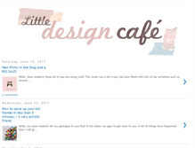 Tablet Screenshot of littledesigncafe.blogspot.com