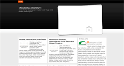 Desktop Screenshot of cakrawalainstitute.blogspot.com