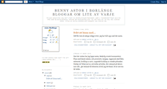 Desktop Screenshot of bennyastor.blogspot.com