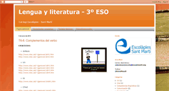 Desktop Screenshot of lenguayliteratura-3eso.blogspot.com