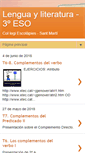 Mobile Screenshot of lenguayliteratura-3eso.blogspot.com