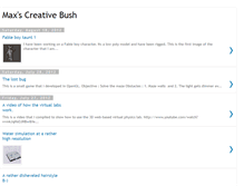 Tablet Screenshot of creativebush.blogspot.com