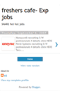 Mobile Screenshot of fresherscafe-exp.blogspot.com