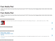Tablet Screenshot of fastmediapod.blogspot.com
