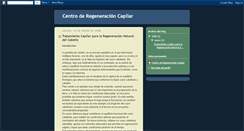 Desktop Screenshot of centroregeneracioncapilar.blogspot.com