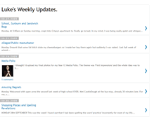 Tablet Screenshot of lukes-weekly-updates.blogspot.com