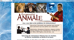 Desktop Screenshot of personnaliteanimale.blogspot.com