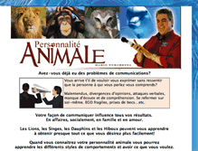 Tablet Screenshot of personnaliteanimale.blogspot.com