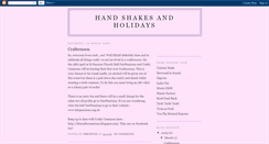 Desktop Screenshot of handshakesandholidays.blogspot.com