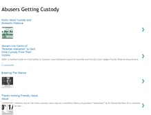 Tablet Screenshot of abusersgettingcustody.blogspot.com