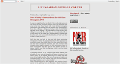 Desktop Screenshot of hungariancouragecorner.blogspot.com