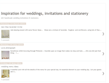 Tablet Screenshot of handmadeweddinginvites.blogspot.com