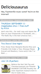 Mobile Screenshot of deliciousaurus.blogspot.com