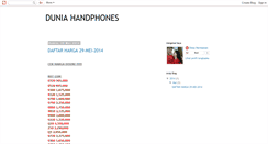 Desktop Screenshot of duniahandphones.blogspot.com