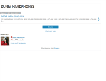 Tablet Screenshot of duniahandphones.blogspot.com