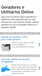 Mobile Screenshot of geradoresonline.blogspot.com