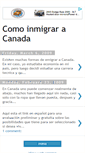 Mobile Screenshot of como-inmigrar-a-canada.blogspot.com